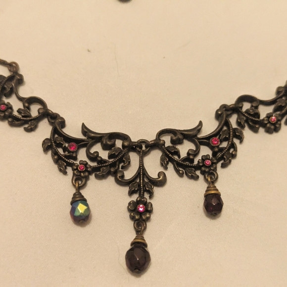 Vintage Avon Necklace, red and copper - Picture 1 of 4